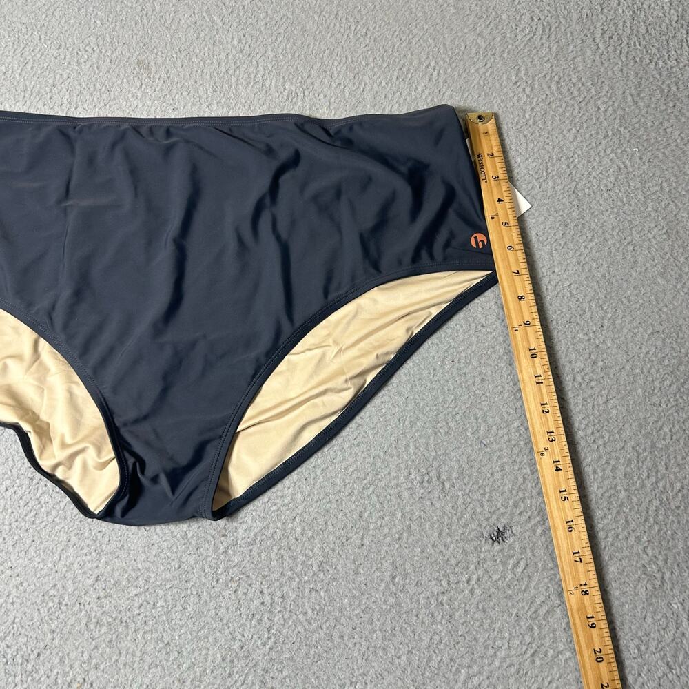 New Honey Mark Swim Bottoms High Waist Full Coverage Gray‎ 5XL - Picture 5 of 6